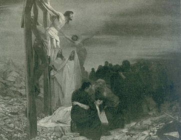 Die Kreuzigung Christi nach Ludwig Fahrenkrog